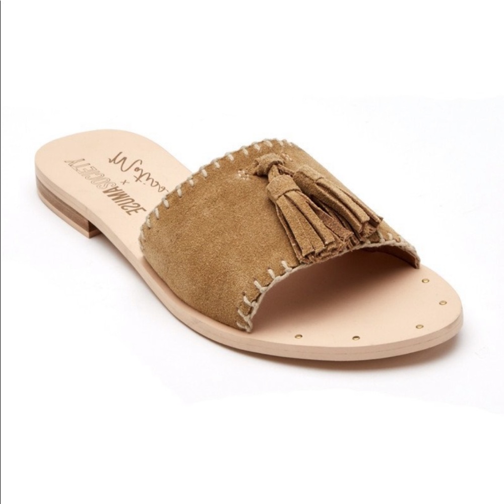 NWT Matisse x Amuse Society Island Fever Slide